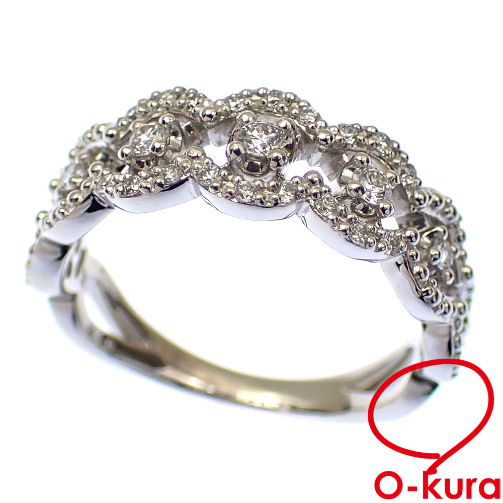 ヴァンドーム青山 Pt950 ダイヤモンド リング 4.6g 販売中です