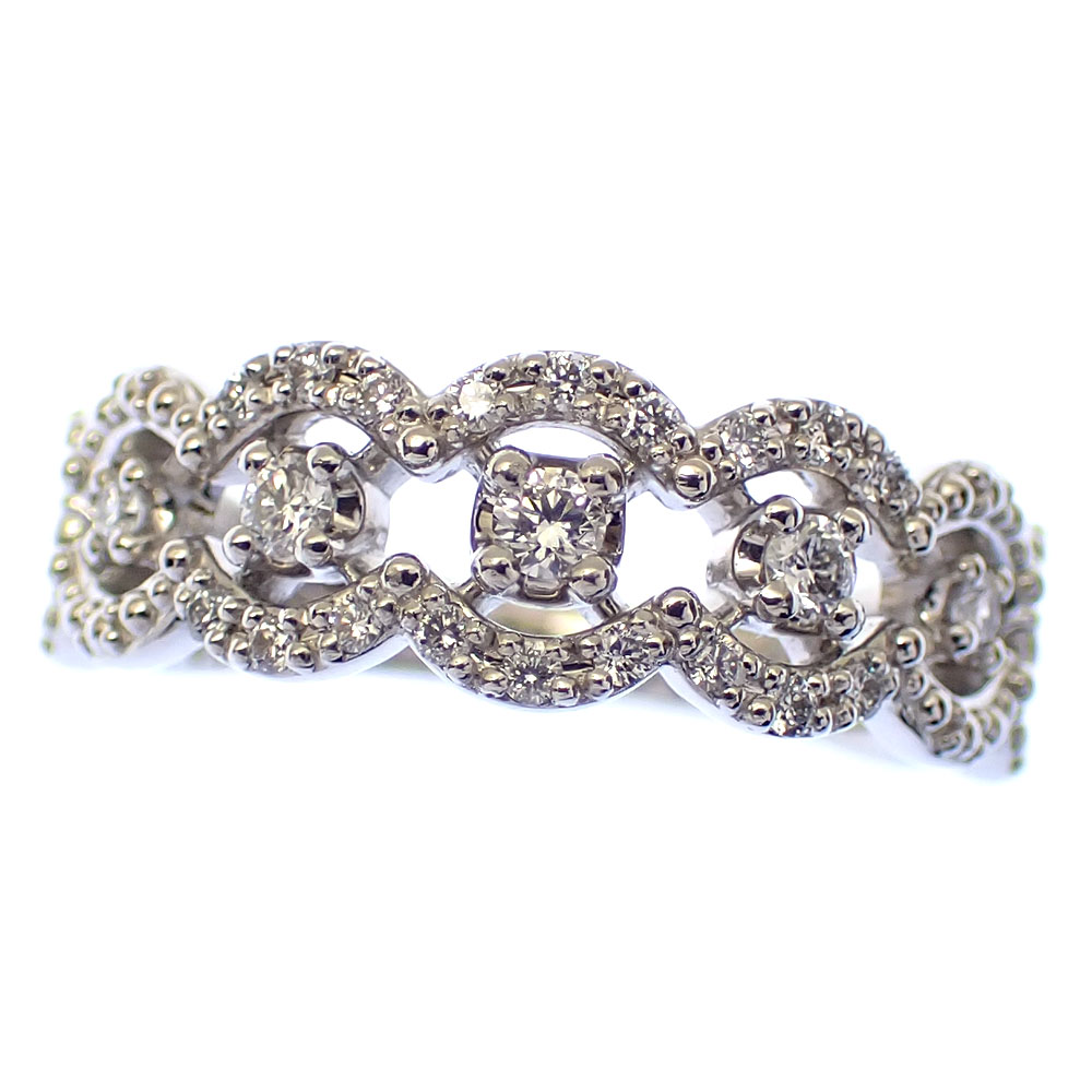 ヴァンドーム青山 Pt950 ダイヤモンド リング 4.6g 販売中です