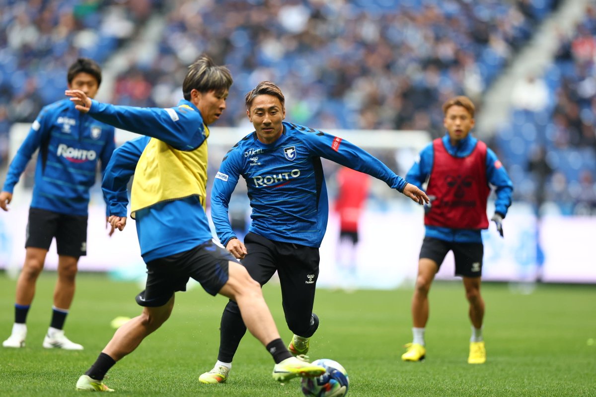 ウォーミングアップ⚽🔥 #ガンバ大阪 #GAMBAOSAKA