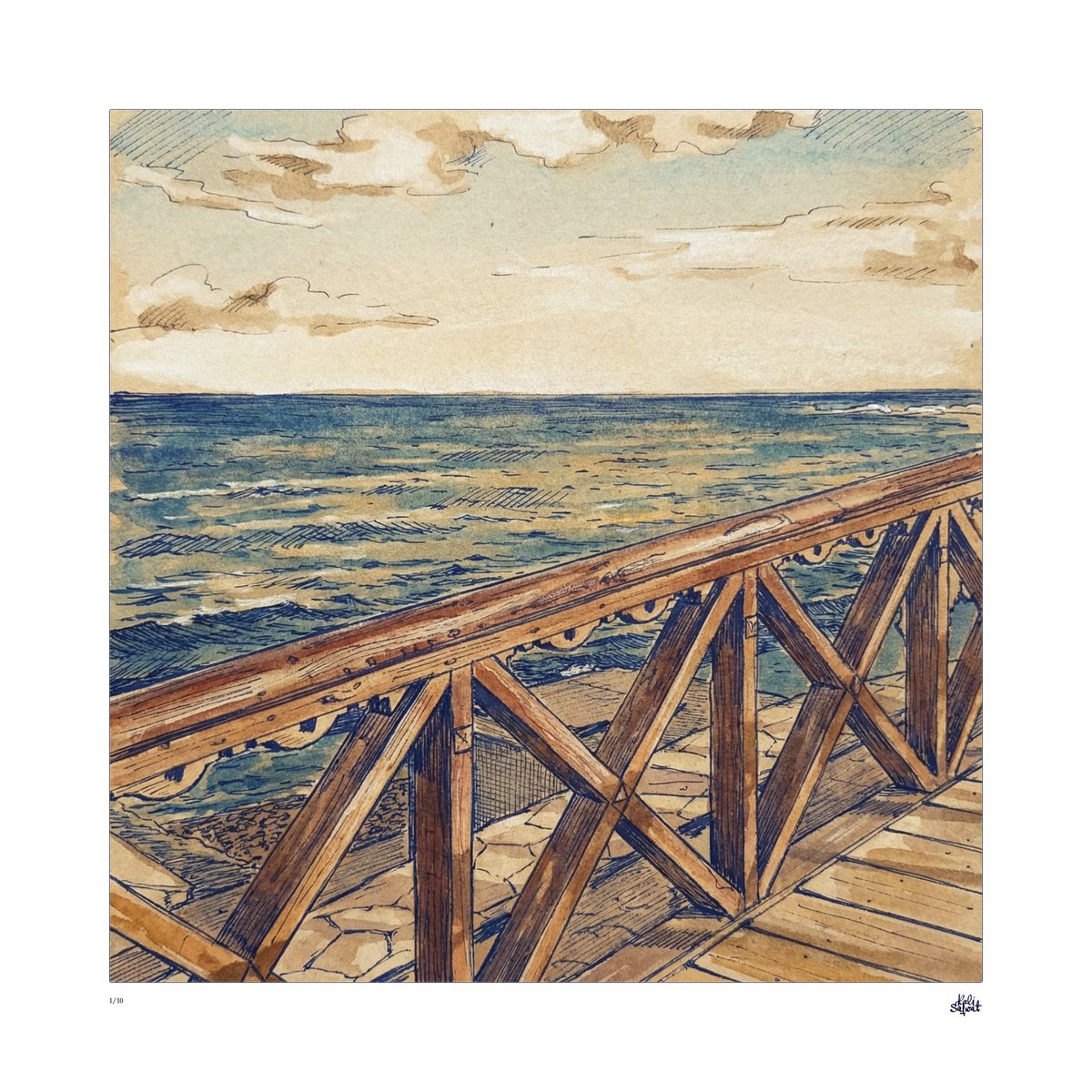 theAIhaiku's tweet photo. Infinite blue noise,
Tamed by salt and timber lines,
Quiet in the sketch.

#haiku #poem by @GeminiApp inspired by the image 🎨📚☕️👌❤️ 
* Driftwood Horizon * 
A strictly limited edition (1 of 10) archival print by Atelier INDEX - #fusion of #photography and algorithmic recomposition on #Hahnemühle German Etching paper 
(c) @KaliSafwat for @ArtStudioINDEX