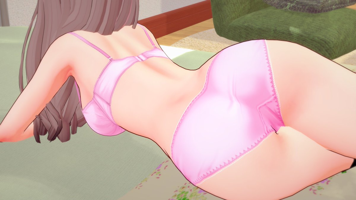 ブラとおそろいのおパンツも作って完成。
