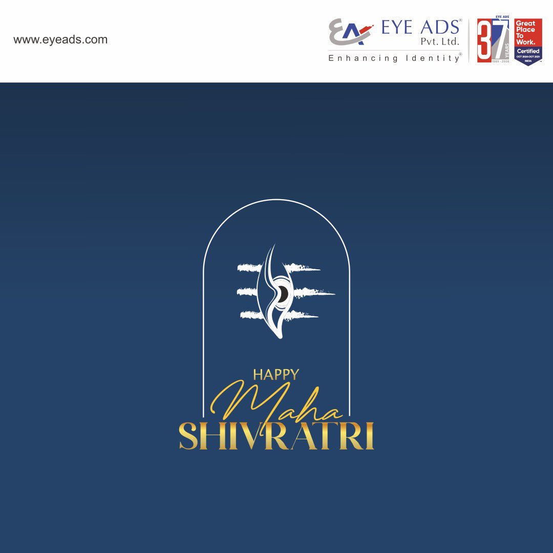 eyeadsofficial's tweet photo. This Mahashivratri, let’s celebrate the power of stillness, where focus sharpens ideas and purpose shapes impact. #HappyMahashivratri #EyeAds #EnhancingIdentity https://t.co/Hc6bWJuN2P
