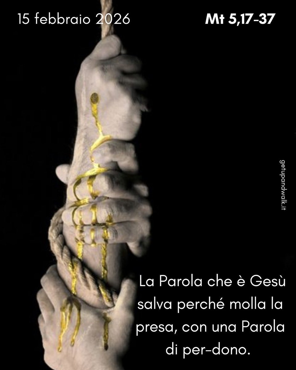 _getupandwalk_'s tweet image. Guardo la #corda delle mie #pretese, dei diritti che credo di avere, come marito, come moglie, come fratello, come sorella, come collega… Mi ricordo che ho davanti #persone fragili come me.

getupandwalk.gesuiti.it/2026/02/15/mol…