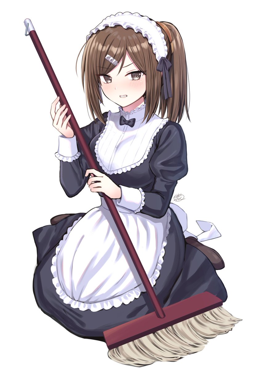 「押し弱メイドひさ子」|仲村ひなと🐲はじまほ1巻発売中のイラスト