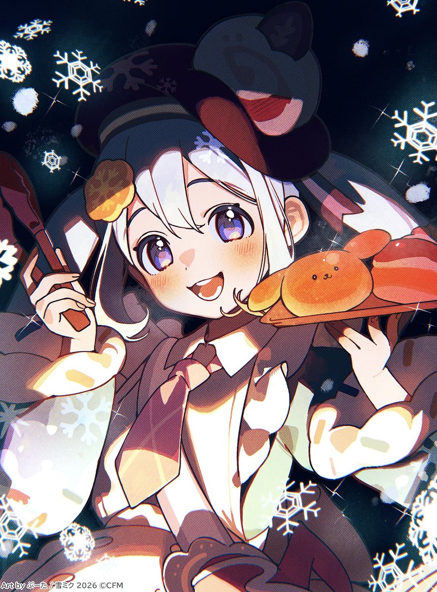 794_ENEN's tweet photo. #第三十五回塗りマス
塗りマスが雪ミクちゃんだったので久々に参加してみました〜☃🧡　楽しかったです！ありがとうございました！ https://t.co/myBjt5B2j6