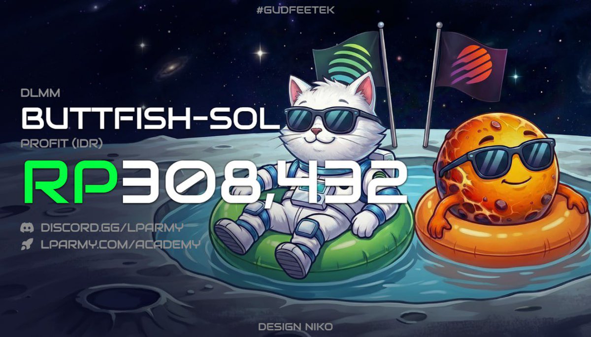 TwipsX's tweet photo. Menurut gue kalo kalian adalah ritel daripada kalian maksain trading memecoin dan rungkat mulu, mending mulai belajar jadi liquidity provider di Meteora.

Hasilnya emang jauh lebih kecil dibanding trading meme, tapi poin plusnya adalah bisa ditinggal tidur. Mental kalian bakal jauh lebih aman karena ini kita lagi ada di fase bear market.

Kalkulasi kasarnya gini (cuman perumpamaan ya wkwk):

• Trading Meme: Daily trade bisa cuan $200–$500 sehari, tapi gabisa ditinggal & bikin stres. 

• Jadi LP: Cuan $20–$50 sehari, tapi pasif dan tenang.

Anggep aja dari LP dapet:

• $20 x 30 hari = $600/bulan.
• Anggep ada loss/IL $100.
• Total bersih: $500/bulan.

Emang kecil buat trader degen, tapi buat nabung di bear market ini udah lumayan banget daripada depo terus buat jadi exit liquidity.😂

Karena jujur aja, liquidity di market lagi seret dan gak sederes tahun lalu. Jadi, PVP-nya gila banget. Potensi kalian untuk rugi pas trading memecoin jauh lebih besar daripada untung.