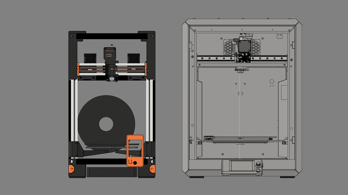 hiroloquy's tweet photo. Prusa CORE MINI (WIP)
- #PrusaMINI をCore XYにアップグレード
- Z軸 1→2:Dual Z-axisの改造参照
- ボーデン→ダイレクトドライブ
- 印刷180×180×215mm
- 本体300×325×500mm:継手から天面まで約40mm
- エンクロージャー化、1kgフィラメント収納
#JRRF2026 展示予定、間に合うのか… https://t.co/yFkDeqCkBH