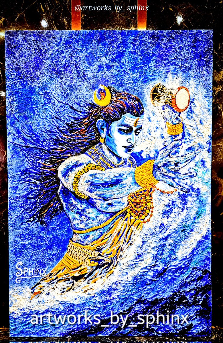 Sphinx_7227's tweet photo. "SHANKARA"
#handmade #artwork #artoftheday #acrylicpainting #acrylicart #Sketching #artwork #artistsontwitter #painting #artist #acrylic #acrylicpainting  #handpainted #WomensArt #paintingoftheday #PainterOfTheNight #paintings #painter #paint #originalart https://t.co/17KpijYXyr