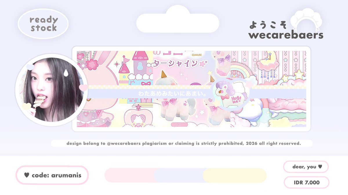 wecarebaers's tweet image. help repost ! timamaci &amp;gt;ᴗ&amp;lt;

👩🏻‍🍳 ⓘ heeelloo! aku bawa 4 layout rs ready stock wonhee hanni haerin jiyu yang bisa kamu jemput sekarang melalui direct messages or telegram ♡ IDR 7.OOO koin. 

#zonauang