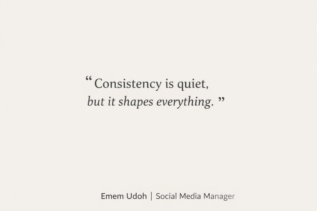 Emzee43601409's tweet photo. Consistency does the work long before results show.
#Consistency
#GrowthMindset https://t.co/yTj2gkFwpo