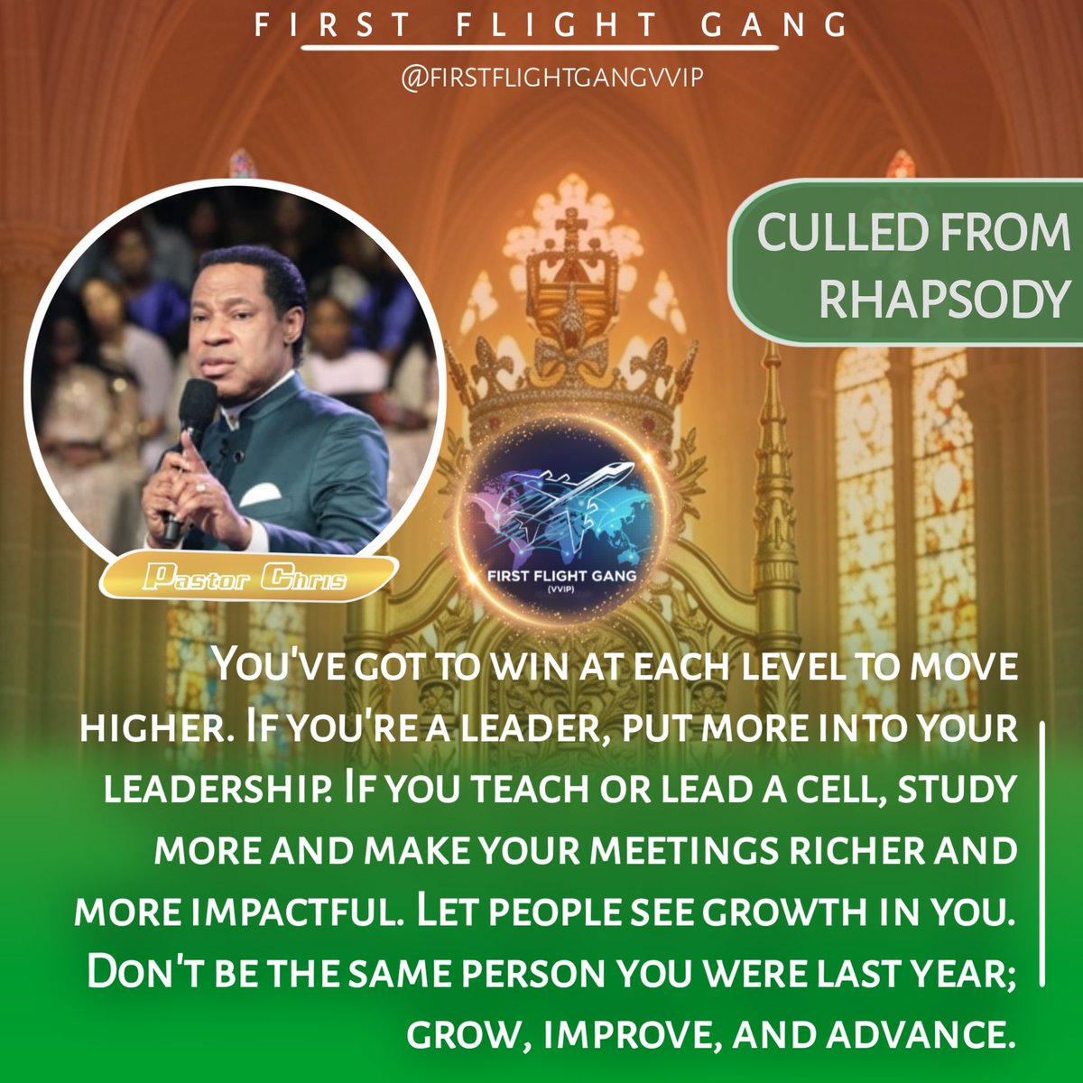FirstFIightGang's tweet photo. Don't be the same person you were last year; grow, improve and advance.
#firstflightgangvvip
#BeExcellent https://t.co/PQE1DXUmn6