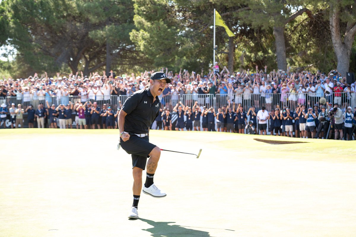 The long line of LIV Golf players waiting to congratulate AK after his win tells me everything I need to know about the league and its brotherhood.

We witnessed something special today in Adelaide. 

Hope you were among those watching.