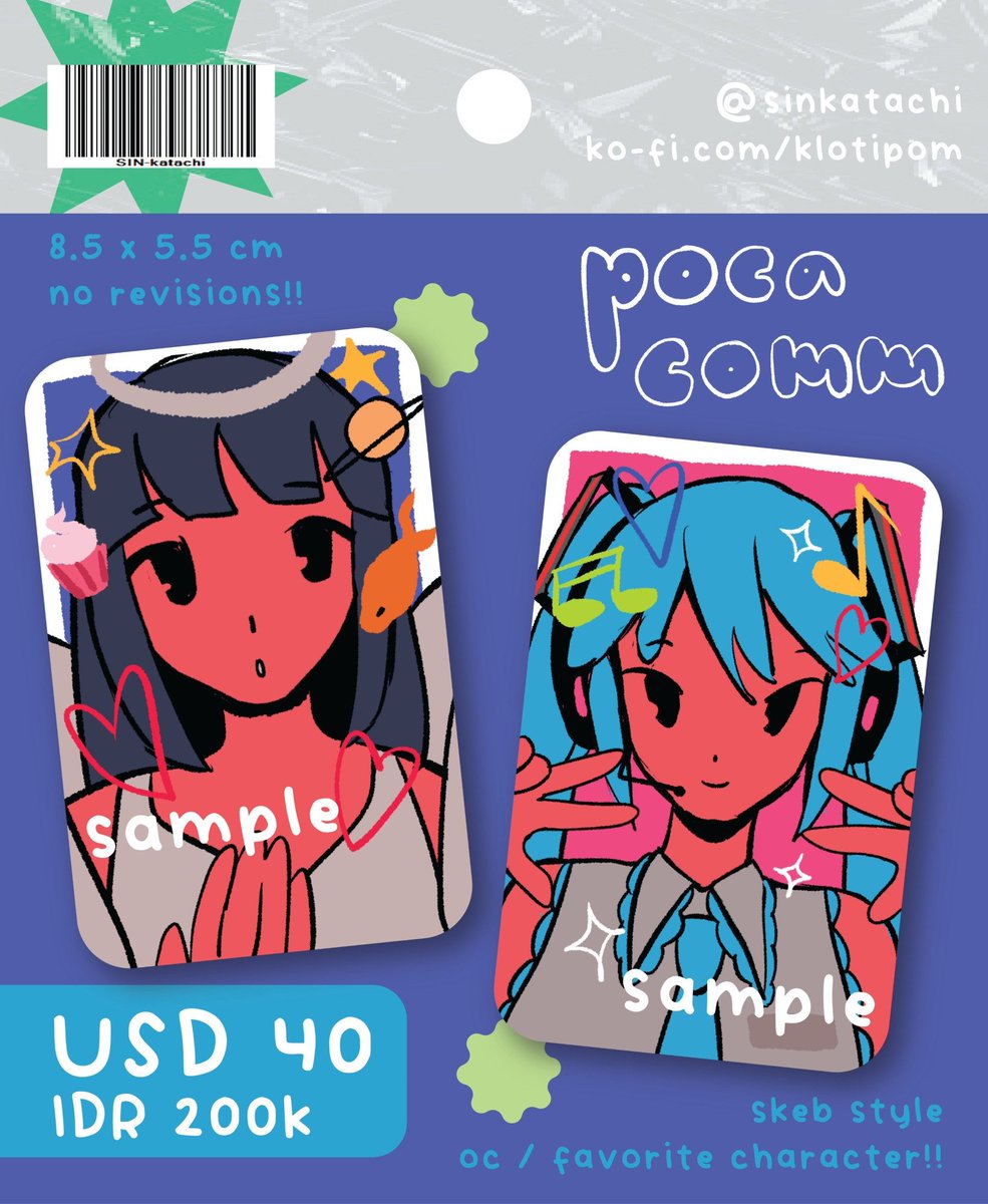 My poca comms are still open🫶🫶 please visit my ko-fi in bio/this thread❤
#commissions #cute