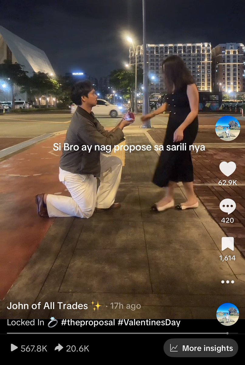 So my proposal went Viral on Tiktok with 550k views 

Lesson: Show up. Just do it even you commit a mistake 💀💍

#proposal #wedding