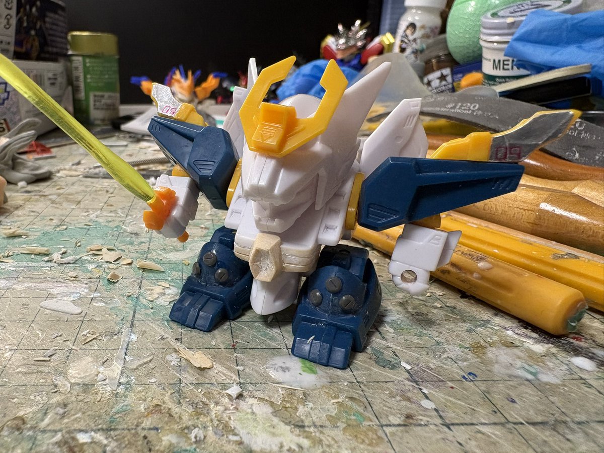 胸周りをちょいいじる