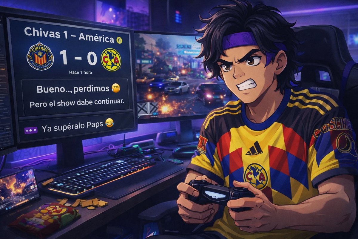 Amigos… desafortunadamente hoy perdieron mis Águilas 😔💛🦅
Pero aquí no se llora, se prende stream 😤🎮
Ya estamos en GTA V desquitándonos como se debe 🔥
Caíganle al directo y vamos a romper Los Santos 💥

m.twitch.tv/elpaps_eptx

#ClubAmerica #ChivasVsAmerica #GTAOnline