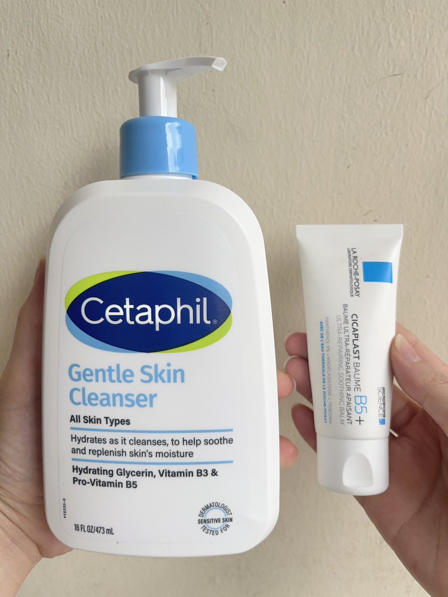 My magic combo : gentle cleanser and rich moisturizer