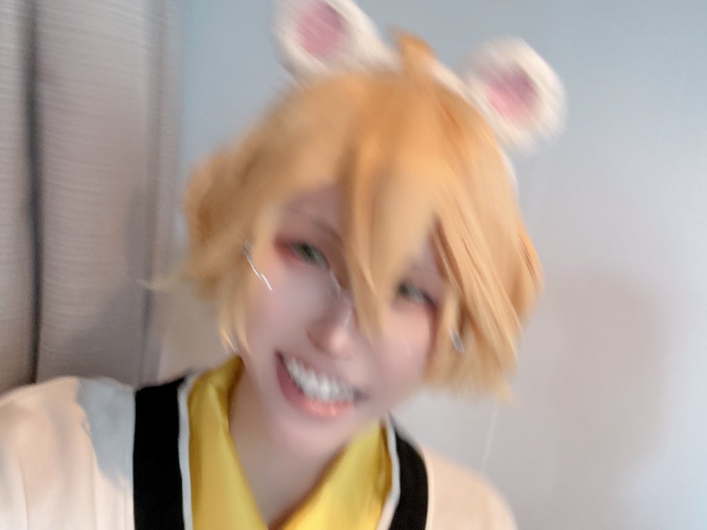 #ハピコス 嶺ちゃん先輩といました💛🧸