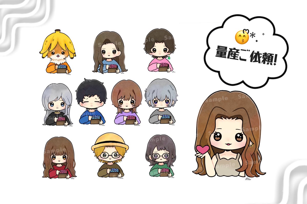 Spoon_Akkun's tweet photo. ⠀
⠀量産のご依頼❕
⠀ありがとうございました( ꜆-⩊-)꜆♡
#a4rt⠀ #有償依頼 https://t.co/dRbHQGYNFX