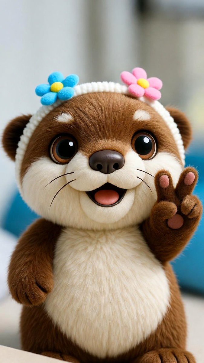 kwG4N9byuUv1YLK 母さん こんにちは🤗 ②カワウソ💮💯