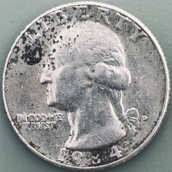 This little old quarter in my pocket caught my attention. Think I’ll hold onto it for the time being.
