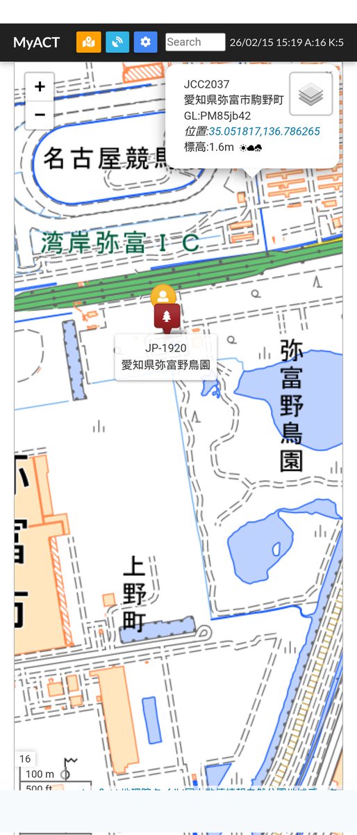 POTA活5箇所目は、JP-1920愛知県弥富野鳥園でした。
余り飛んでなかったかな？
本日は、打ち止めです。
交信して頂いた各局、有り難うございました🎵