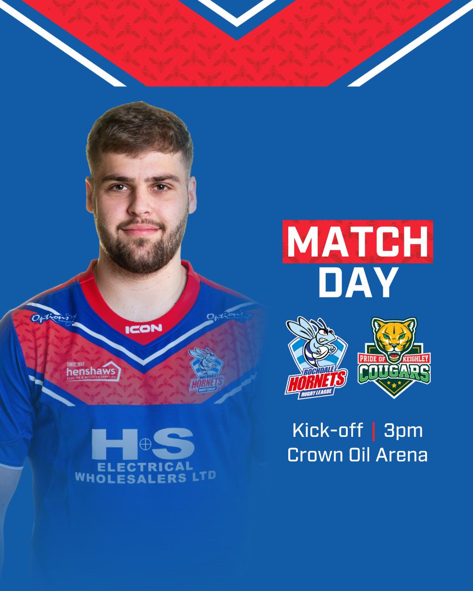 It's Matchday!

🆚 Keighley Cougars
🏟️ Crown Oil Arena
⏰ 3pm kick-off
🏆 Betfred Championship

🎟️ cstu.io/a83ddb