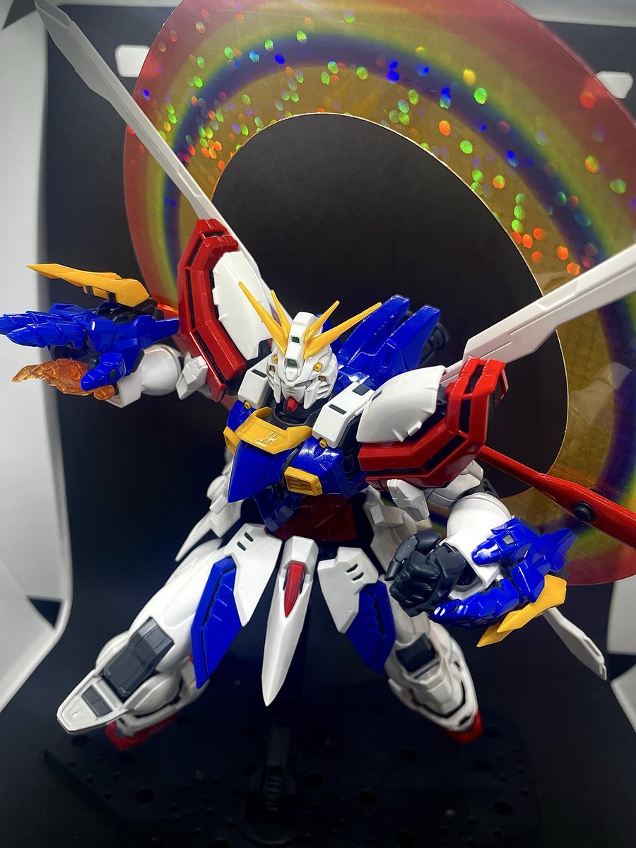 HiRMゴッドガンダム完成!!🎉

塗装もしてなければスミ入れもしてないしトップコートもしてない素組みで作りました(✌'ω' ✌)笑
久しぶりに素組みして楽しかったd(˙꒳​˙* )

 #ガンプラ好きと繋がりたい 
 #プラモデルライフ