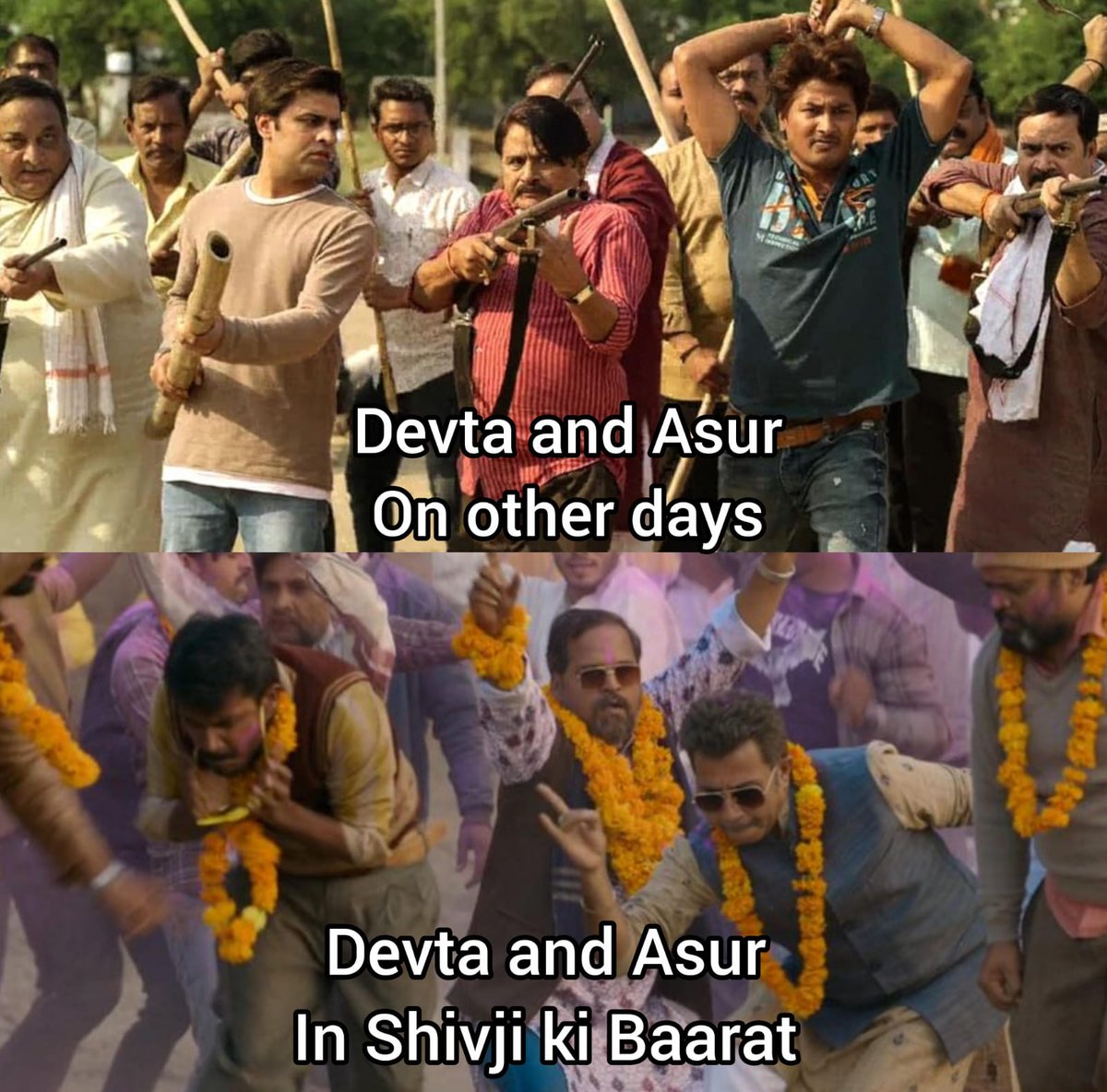 sagarcasm's tweet photo. Scenes on #Mahashivratri https://t.co/AxkKIW04md
