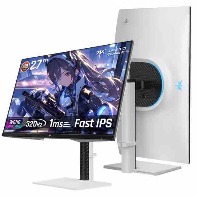 KTC 27インチ WQHD 300Hz Fast IPS ゲーミングモニター H27E6 クーポン