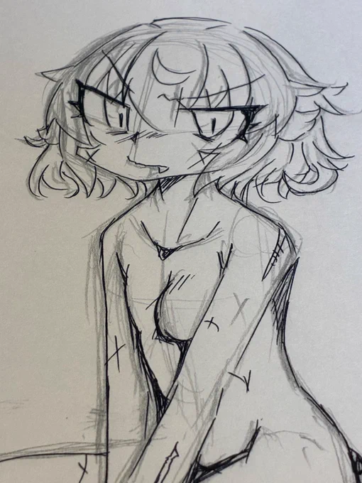 オリジナルウィッチさんリハビリ兼ねて落書き。