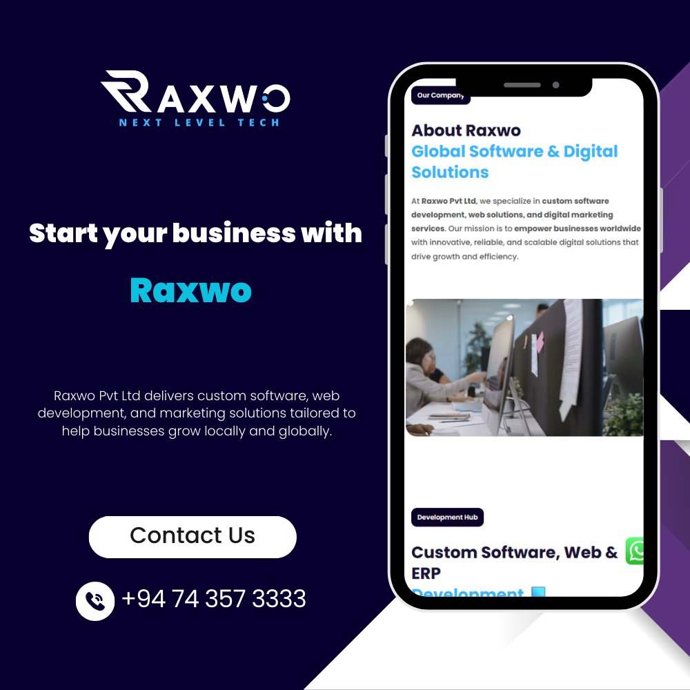 Raxwo (Pvt) Ltd tweet media