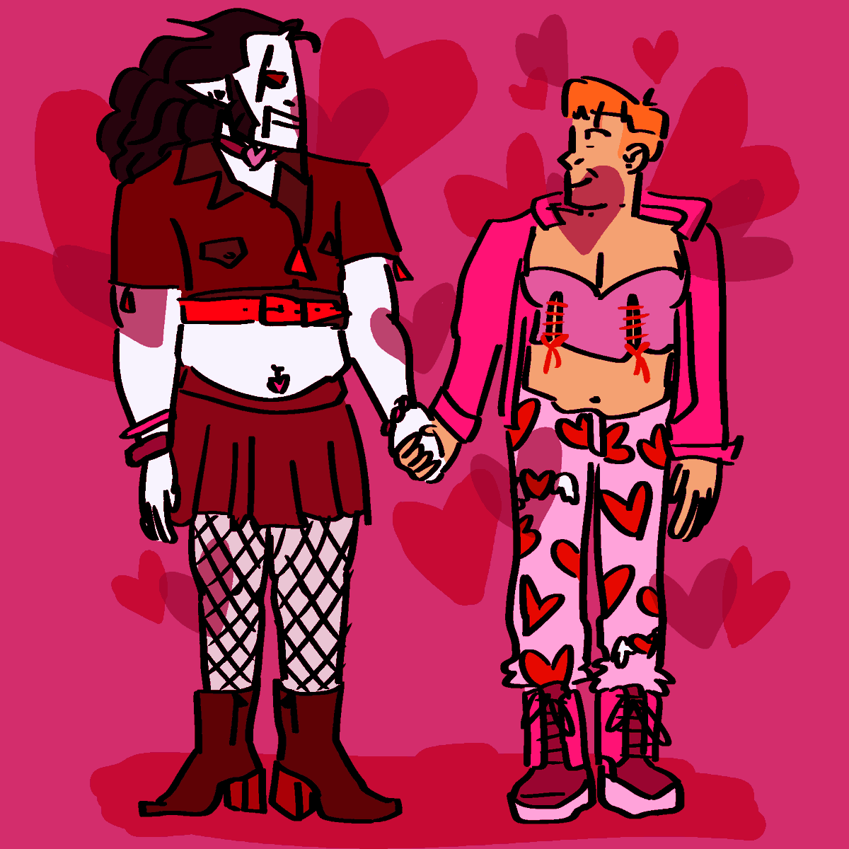 frogleather's tweet photo. a very jli valentines 💖💖💖 https://t.co/48zdkFeTLB