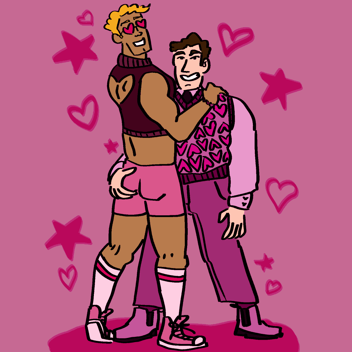 frogleather's tweet photo. a very jli valentines 💖💖💖 https://t.co/48zdkFeTLB
