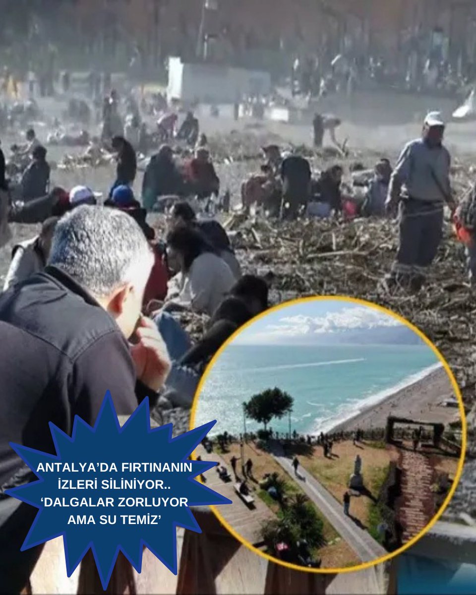 Antalya’da iki gündür devam eden sağanak yağış ve fırtınanın ardından güneş yüzünü gösterdi. Şiddetli fırtınanın ardından kıyıya vuran ağaç dalları ve kargılar belediye ekiplerince toplandı.

#gündemhaber #antalyahakkinda #fırtına 

varishaber.com.tr/haber/antalyad…