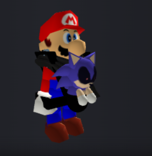 TheRedEyeMario's tweet photo. i open Roblox and i saw a friend of mine that have this as an avatar-
like... why? 
;v;
#mario #2011X #sonicexe https://t.co/WhrCHINi1O