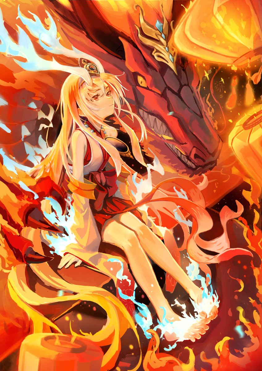 新年快乐诸君 
俱利伽罗天童