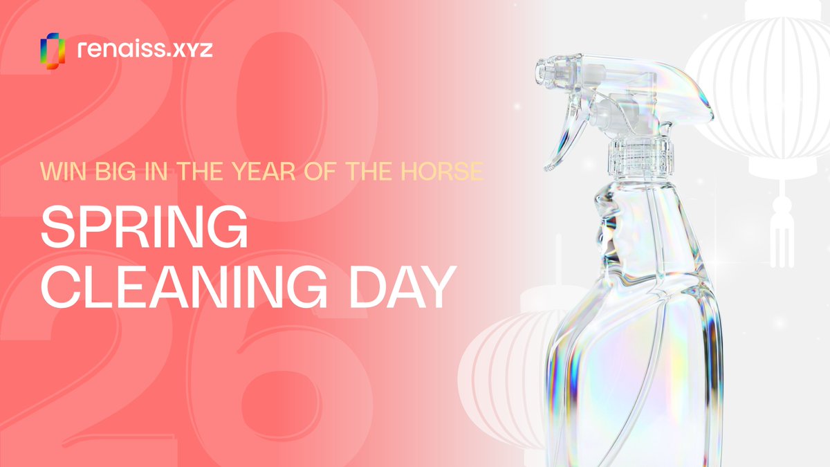 🧹 Day 1 – Spring Cleaning

Clear out the old. Make room for fortune.

⏰ Starts at 15/2 16:00 (UTC+8)
⏳ Ends at tomorrow 16/2 16:00 (UTC+8)

How to join:
Reply with a real photo of your spring cleaning.
Show what you threw away.

🔗 After replying, fill in the Google Form below