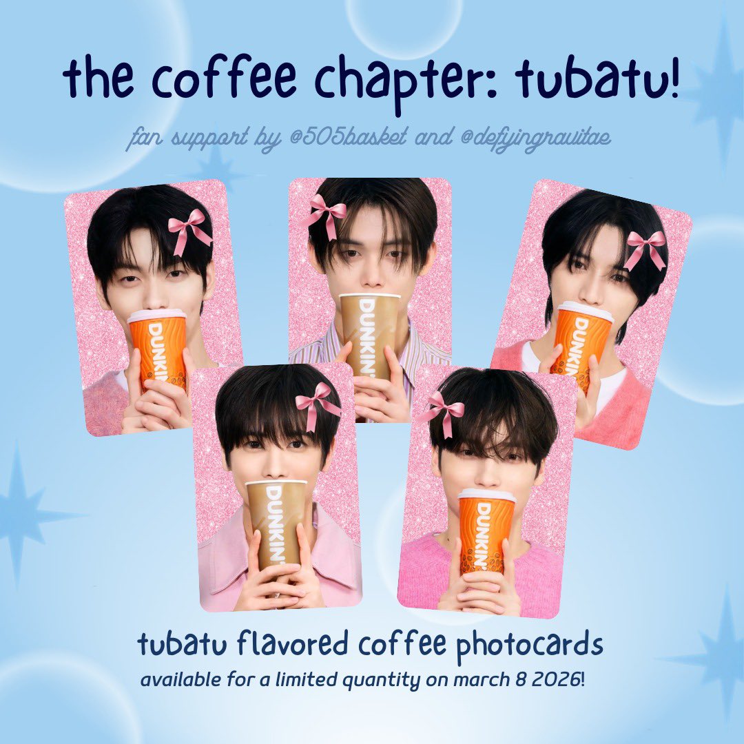 ★彡 𝘸𝘰𝘯𝘥𝘦𝘳𝘴 553
𝘵𝘹𝘵 𝘹 𝘥𝘶𝘯𝘬𝘪𝘯 彡★

fan support by: <a href="/505basket/">zel •ᴗ• seeing txt again !!</a> and <a href="/defyingravitae/">tinee⁷ ˚ ♡ ⋆˚7/7</a>

🍩 mbf, like, &amp; rt
🍩 strictly 1:1, limited qty
🍩 loc &amp; time: tba
🍩 open for trades
🍩 comes with confetti from act:tomorrow sg! (very limited)

#DunkinPH_WondersAt553 #TXT