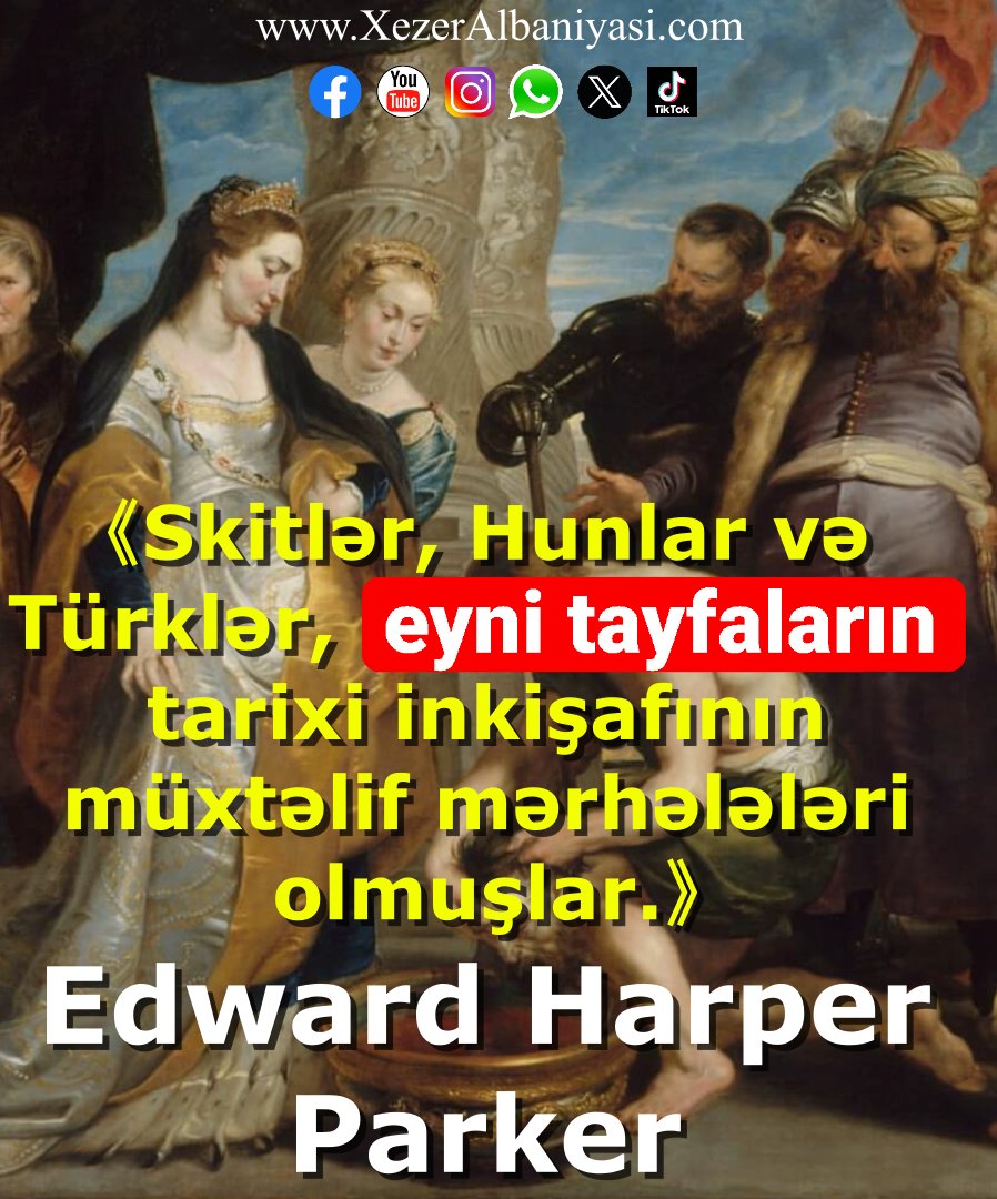 ilutuer's tweet photo. «Skitlər, Hunlar və Türklər, eyni tayfaların tarixi inkişafının müxtəlif mərhələləri olmuşlar.»
Edward Harper Parker,
“A Thousand Years of the
Tartars” adlı əsəri.
#Skit #Massaget
#Sak #Kimmer #Skif
#XəzərAlbaniyası
#QafqazAlbaniyası
#CaucasianAlbania
#КавказскаяАлбания https://t.co/fOfS0l5jbo