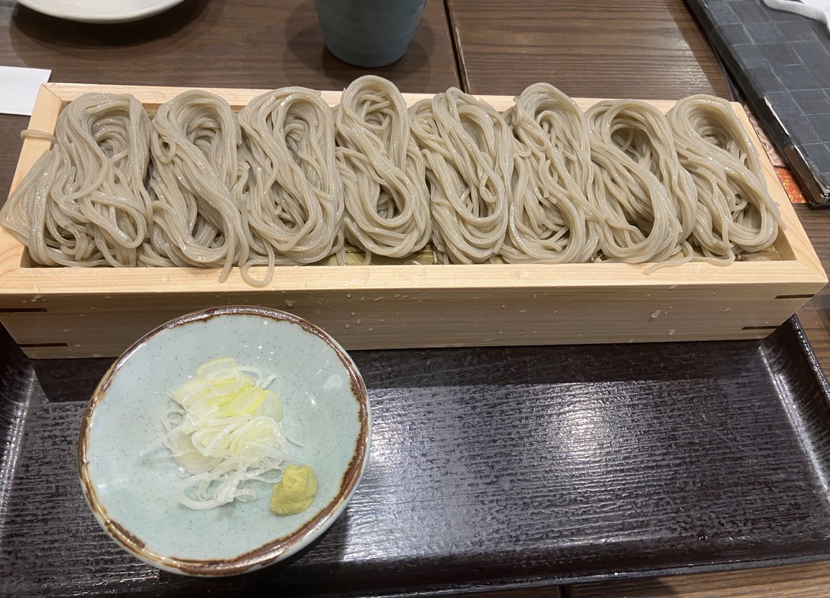 gnuwi's tweet image. こないだ新潟で食べれなかった
へぎ蕎麦
美味しかったな✨