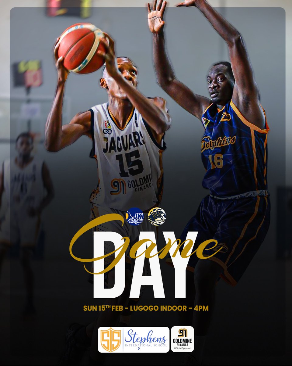 Jjaguars_Nation's tweet photo. It’s Game Day

🏀 JT Jaguars 🆚 JKL Dolphins
🗓️ Today
🕓 4:00 PM
🏟️ Lugogo MTN Arena
🎟️ Shs 10,000

#Obonato | #GoldmineFinance | #GoForGold https://t.co/arHmF4QNJS