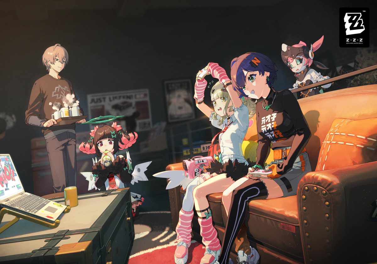 Happy Gilded Carrot Day 丨 Crank Up the Horsepower!

"Belle, Sunna, you two have been playing all night long. How about taking a break?"
"Wise, you're blocking my screen!!"
"I'm totally gonna win this round! Aria, back me up!"
"Huh? I... I gotta play too?"

#zzzero #AOD