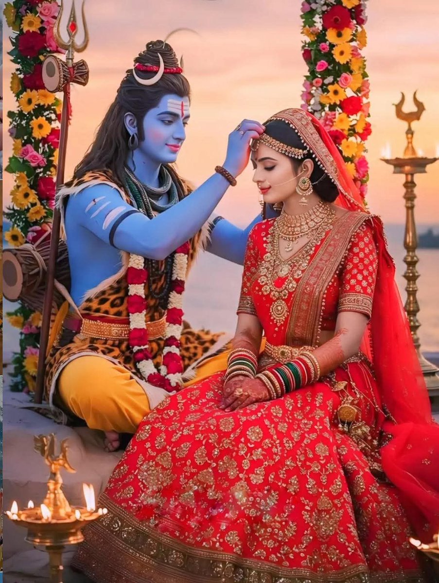 हम सभी को मेरे पिता परमेश्वर #महाकाल_बाबा जी के #शुभ_विवाह की हार्दिक शुभकामनाएं बधाई❤️ #महापर्व #महाशिवरात्रि की हार्दिक शुभकामनाएं बधाई ❤️बाबा महाकाल जी सदैव मेरे परिवार की रक्षा करना प्रभु,जीवन में हमे सही मार्ग दर्शन देना प्रभु🙏जय श्री महाकाल बाबा जी,हर हर महादेव शंभु🙏