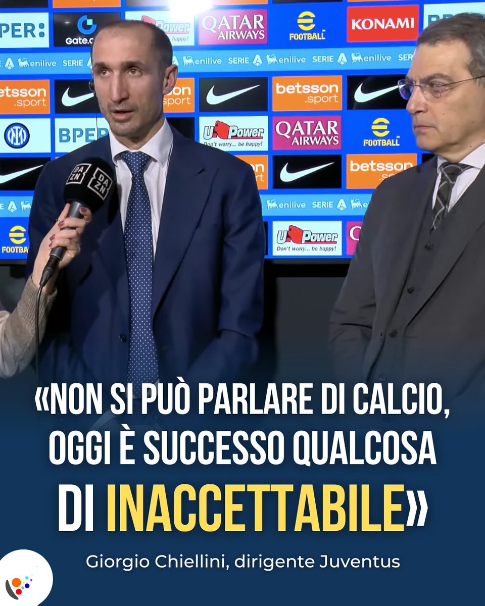 😡#Chiellini dopo #InterJuve furioso per il rosso a Kalulu: «Punto di non ritorno, sistema inaccettabile».
La società sceglie la linea dura: niente Spalletti ai microfoni, solo rabbia per un calcio italiano "rovinato" dalle decisioni arbitrali. Protocollo #Var sotto accusa. ⚪⚫