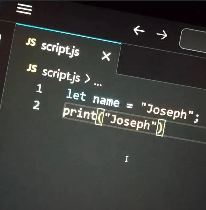 Day 1 of learning JavaScript.