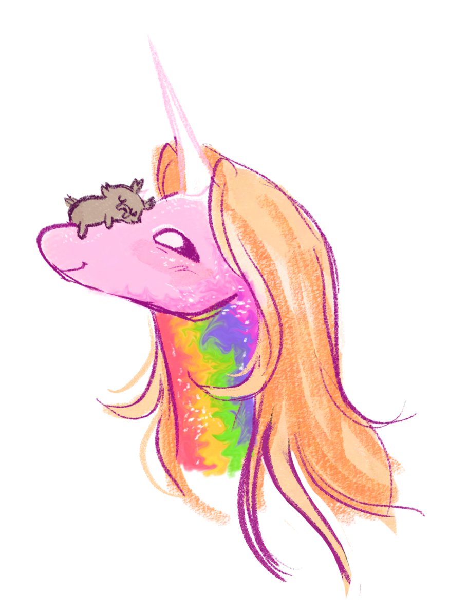 I like doodling in this style. Lady and baby Gibbon