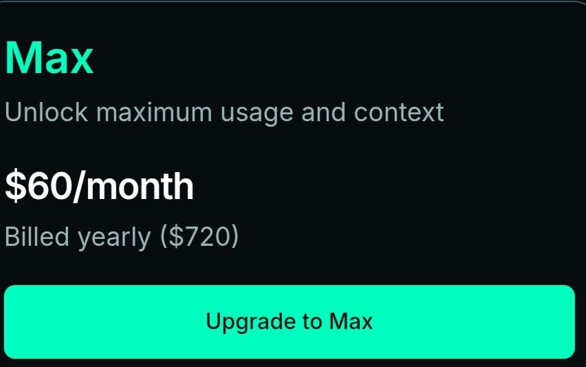 Like I mentioned earlier,for those asking

The PROMAX subscription on <a href="/askjuneai/">June</a> is basically designed for heavy model users.

The major benefits of the PROMAX include

-Free 5,000 daily credits
-10,000 free prepaid credits
-Maximum context
-Maximum tool calls
-Exclusive Max