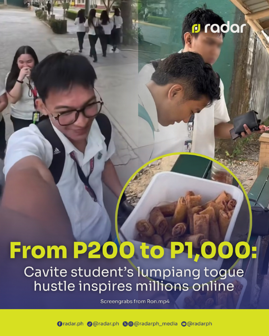 What started as a simple experiment with P200 has turned into a viral lesson on determination and “diskarte sa buhay” for a student from General Trias, Cavite.

Ronaldo Lugtu, known online as Ron.mp4, caught the attention of netizens after documenting how he used a modest capital
