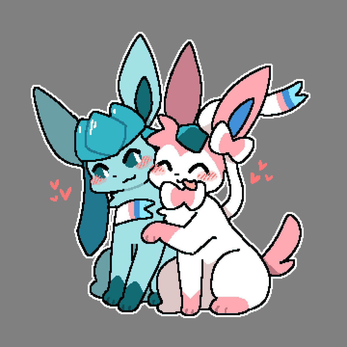 These two lovebirds enjoying Valentine, happy day :3

(I'm sorry, it's too late)